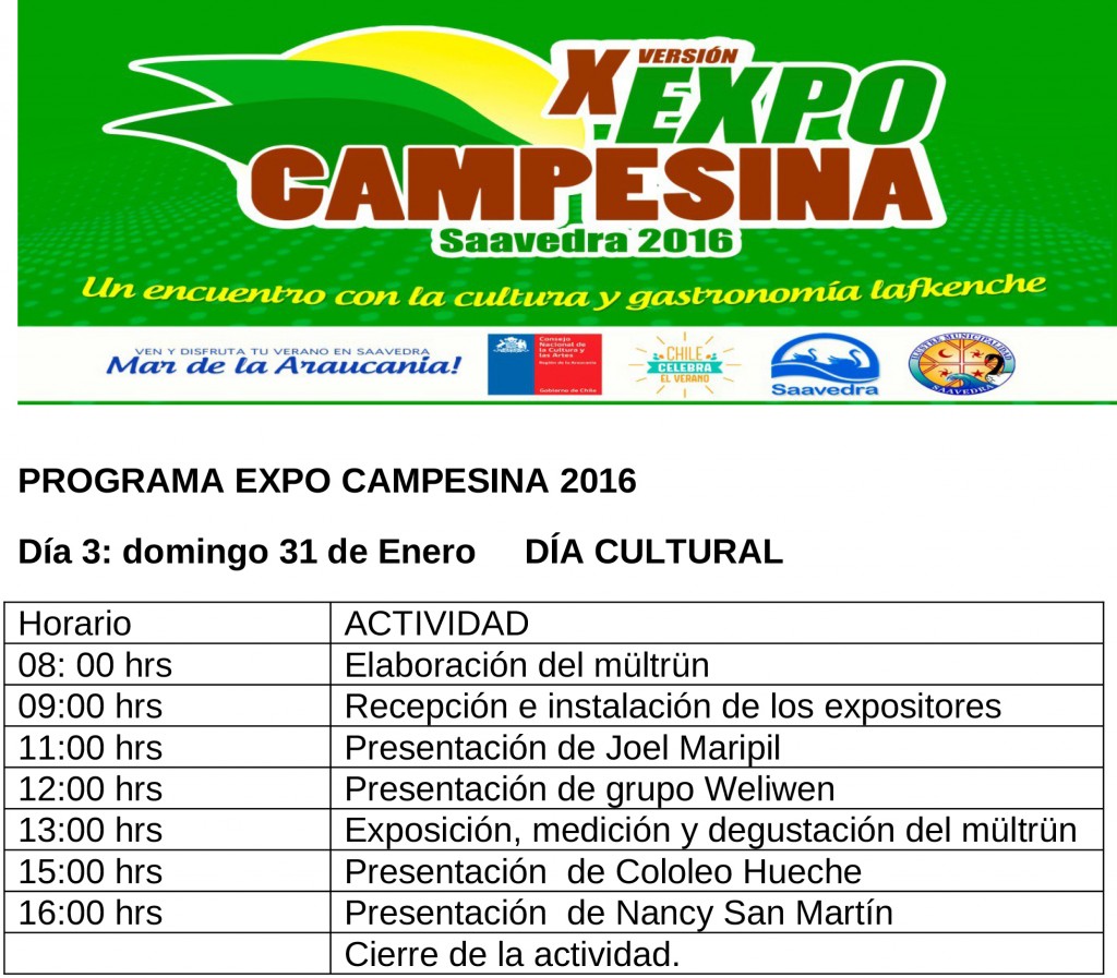 PROGRAMA EXPO CAMPESINA 2016-3